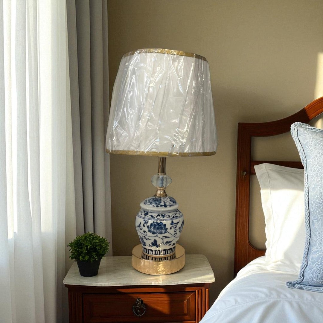 The Liora Brass Woven Glow Lamp