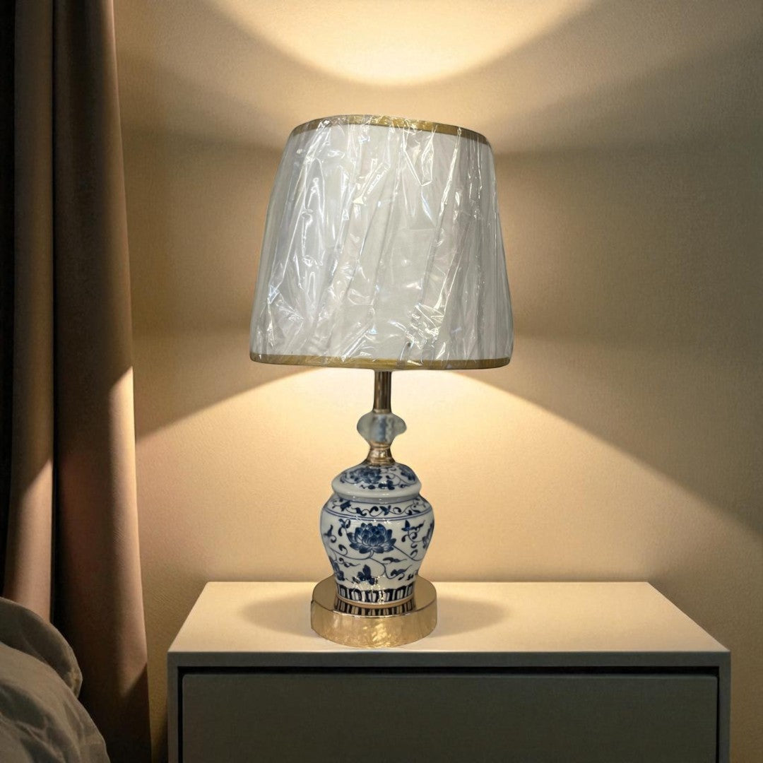 The Liora Brass Woven Glow Lamp