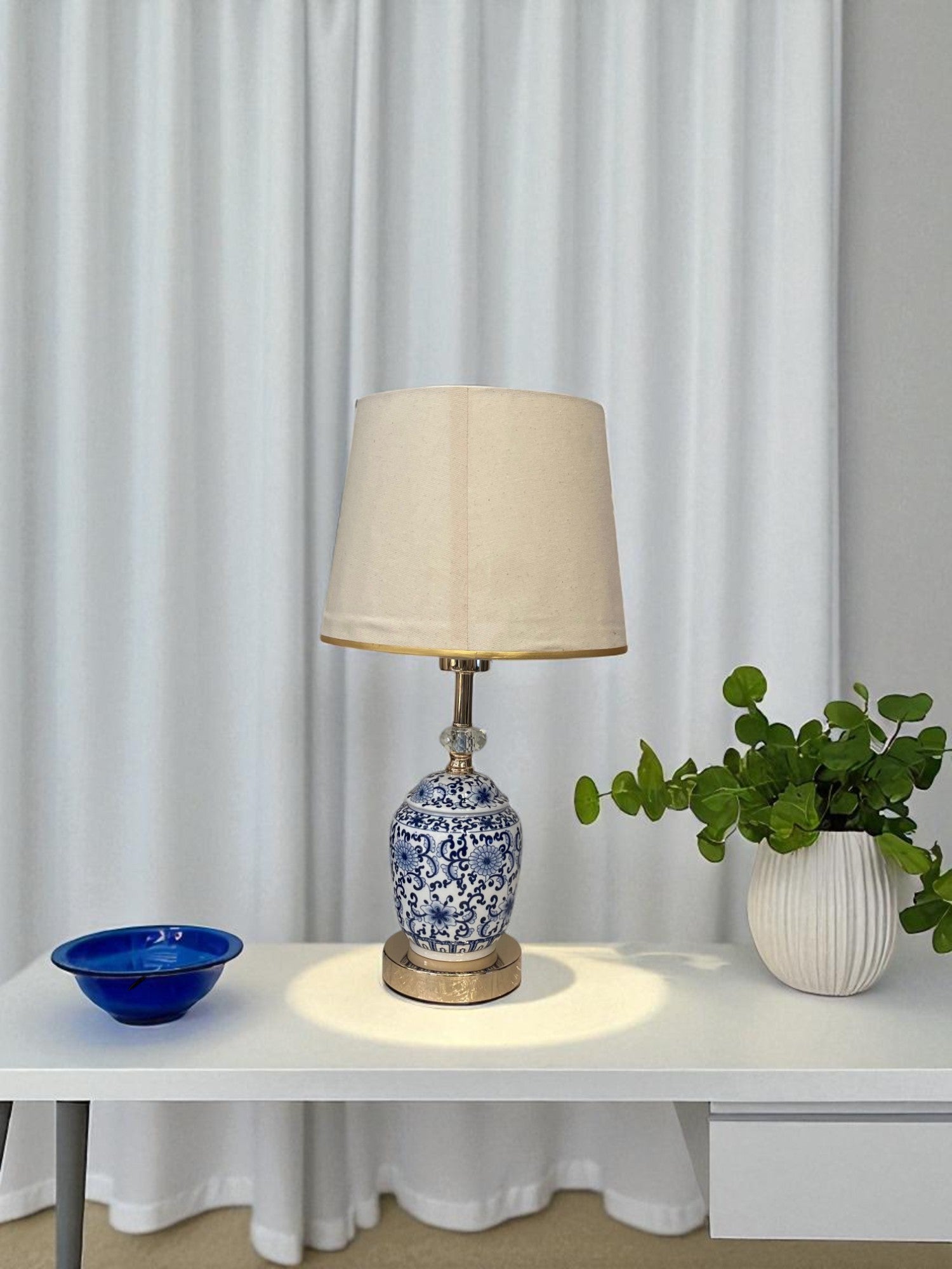 The Corwin Forged Brass Tower Lamp