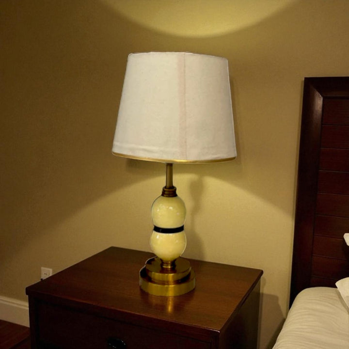 The Bellamy Sculpted Brass Art Lamp