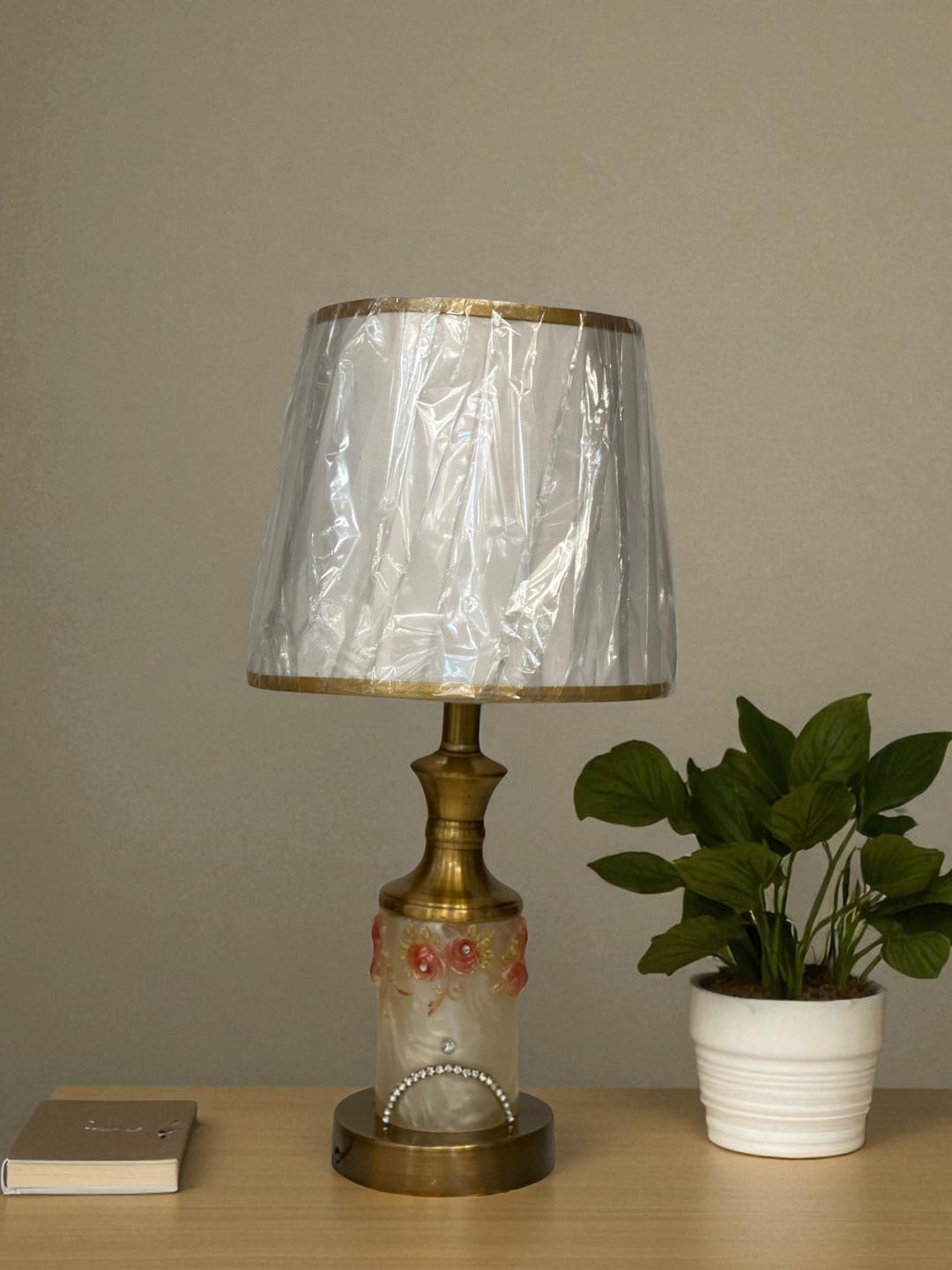 The Barrow Ridge Rustic Brass Lamp