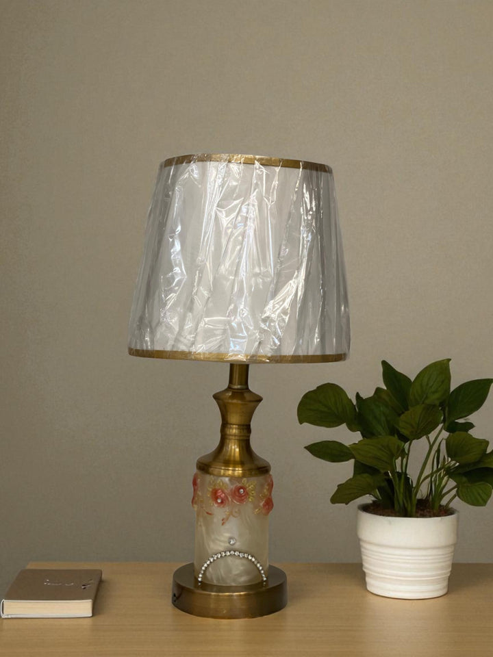 The Barrow Ridge Rustic Brass Lamp