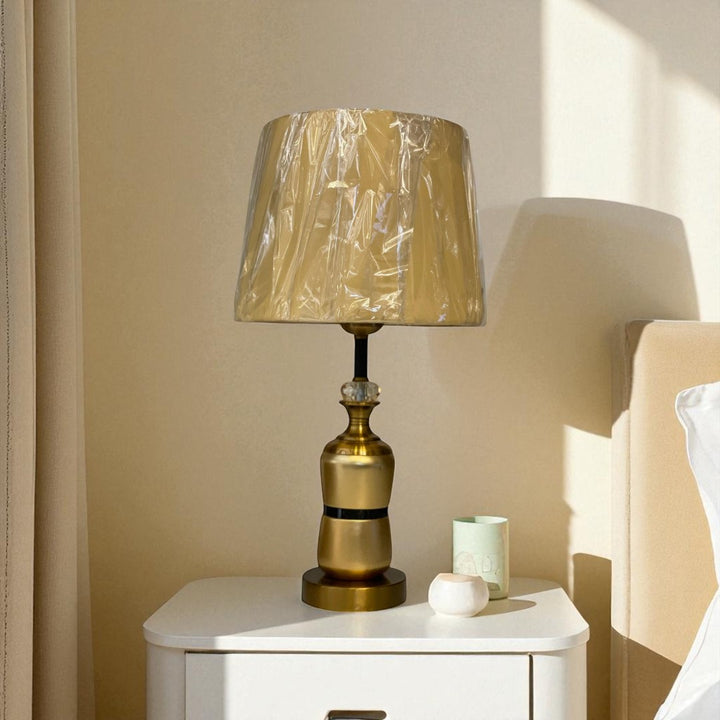 The Isola Coastal Brass Table Lamp