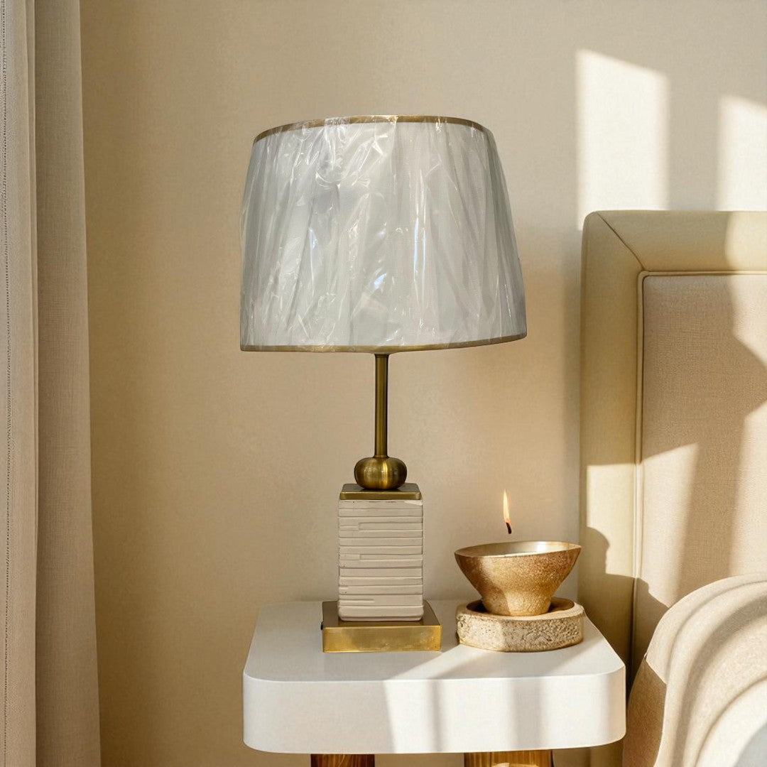 The Mira Halo Brass Lightform Lamp