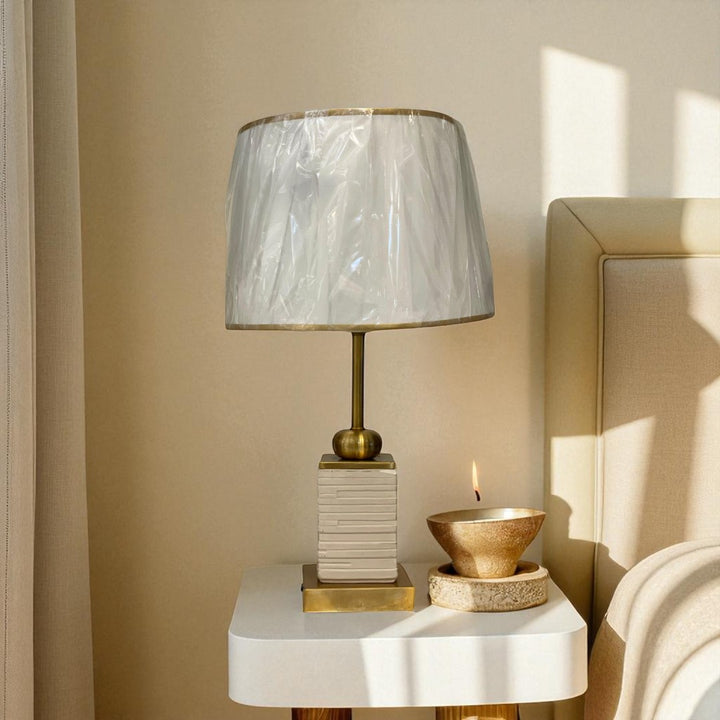 The Mira Halo Brass Lightform Lamp