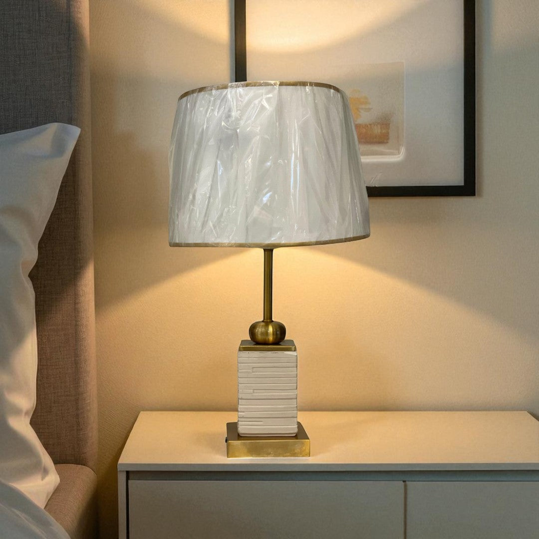 The Mira Halo Brass Lightform Lamp