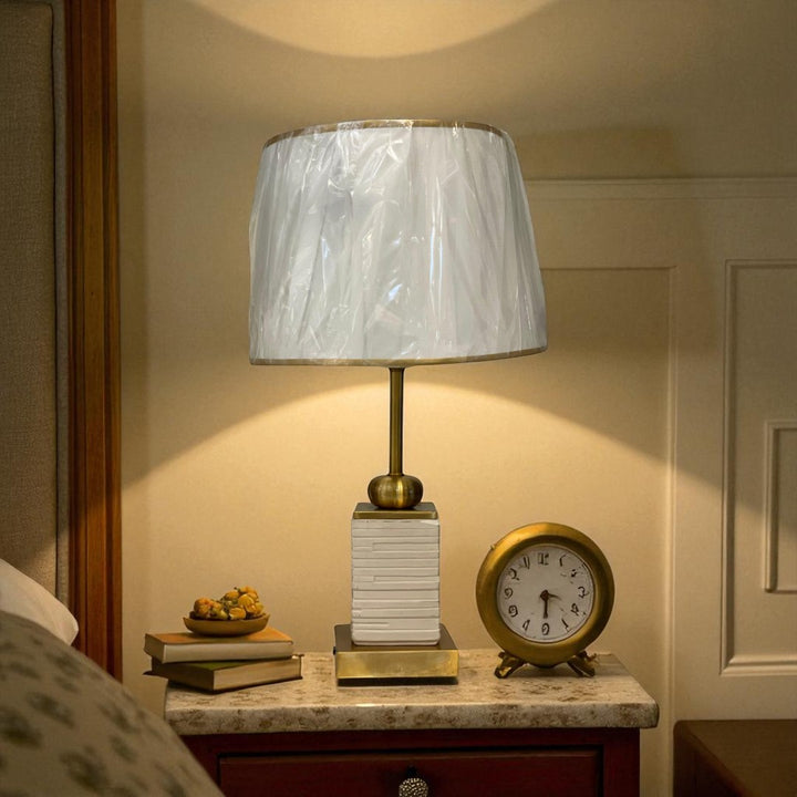 The Mira Halo Brass Lightform Lamp