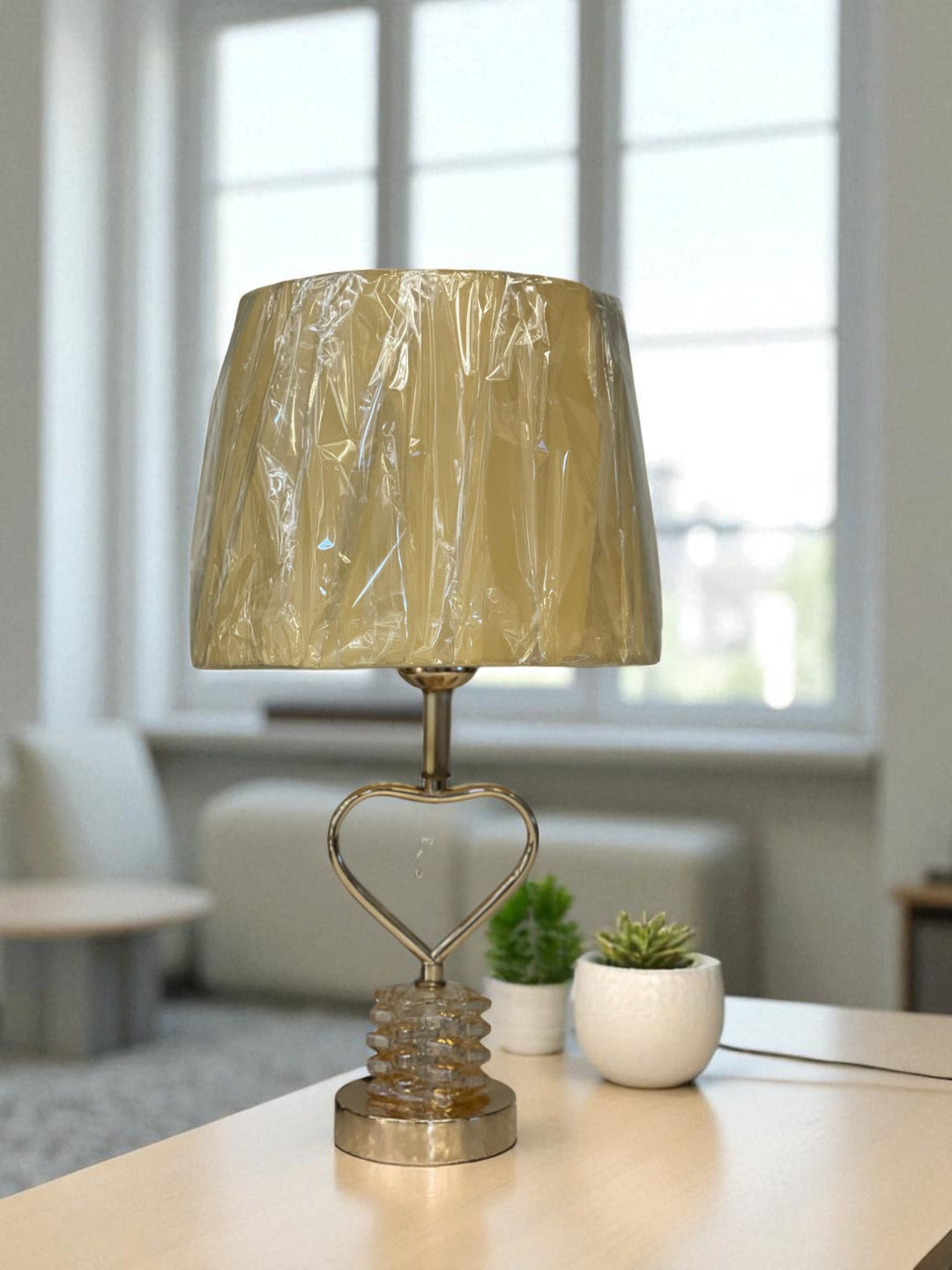 The Vesper Modern Brass Table Lamp