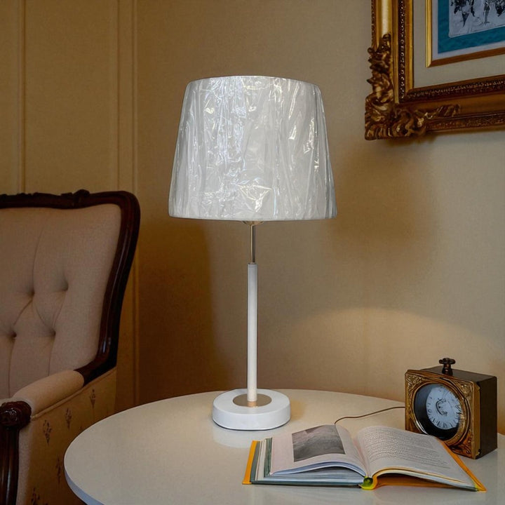 The Rowan Edge Textured Brass Lamp