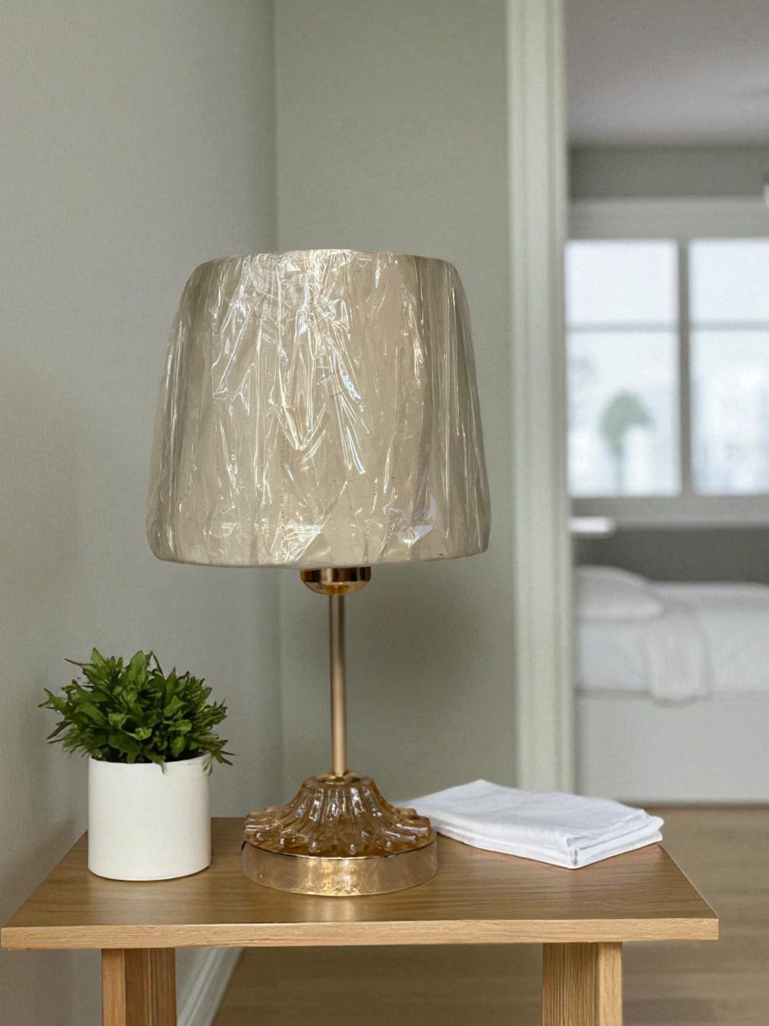 The Halden Weighted Brass Lamp