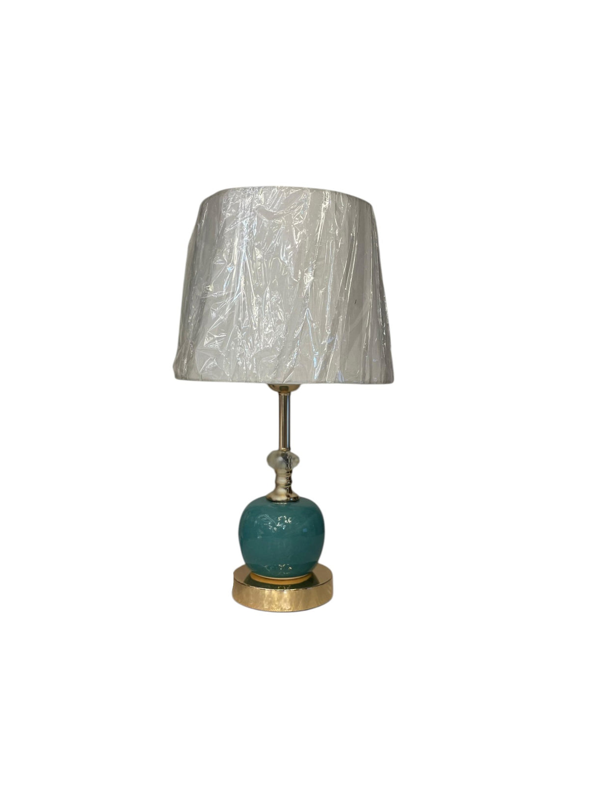 The Celestine Radiant Brass Orb Lamp
