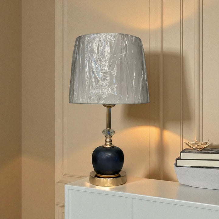 The Marais Artisan Brass Column Lamp