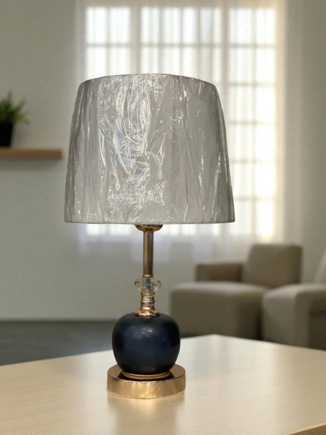 The Marais Artisan Brass Column Lamp