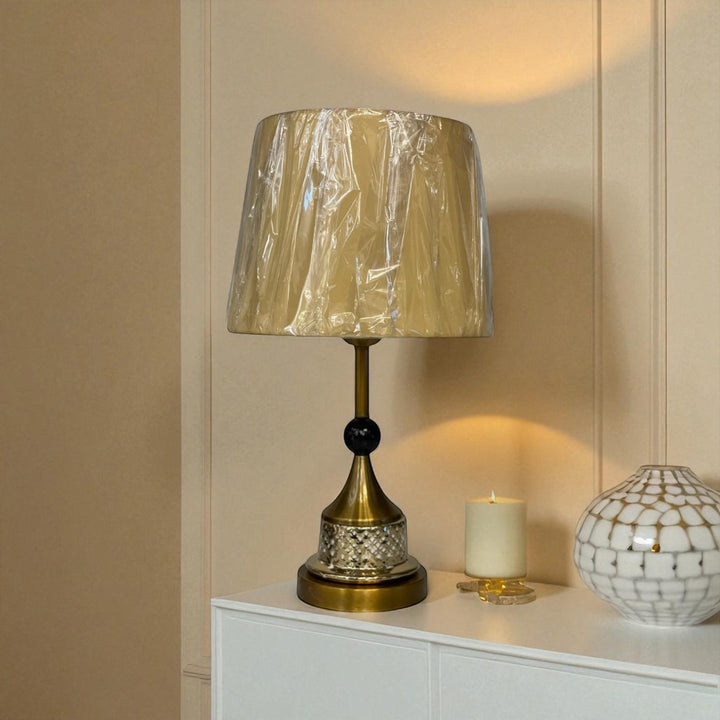 The Haven Gold Ceramic Table Lamp
