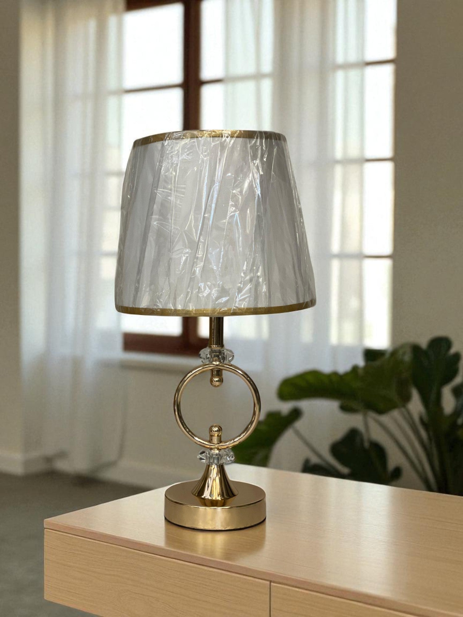 The Nova Twin-Tier Brass Lamp