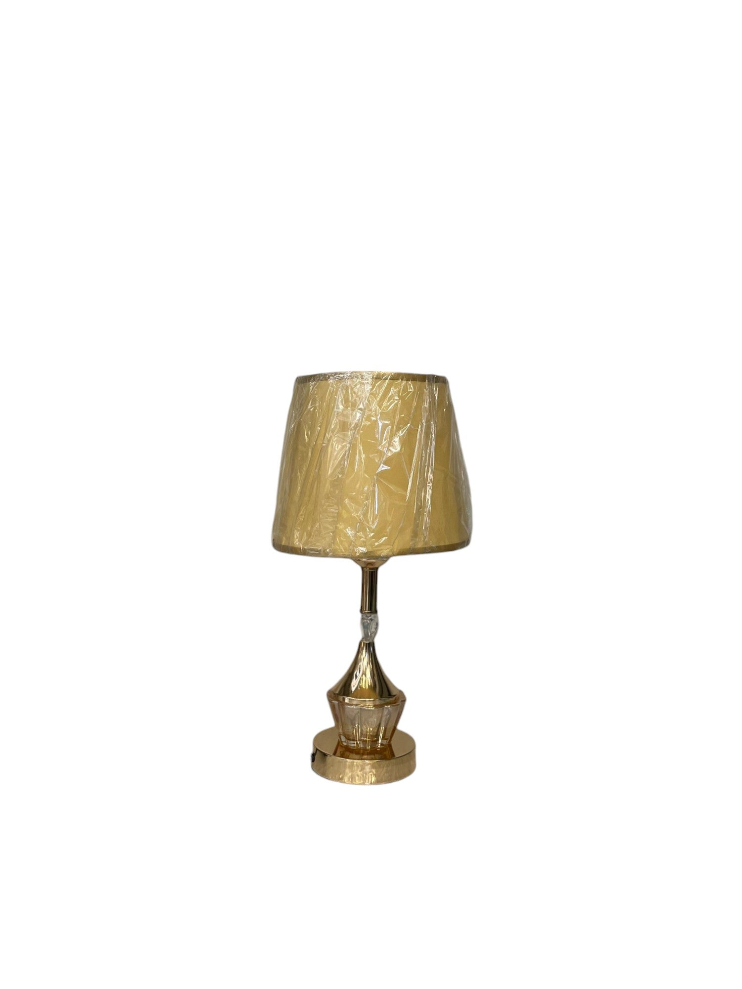 The Delphine Brass Crystal Lamp