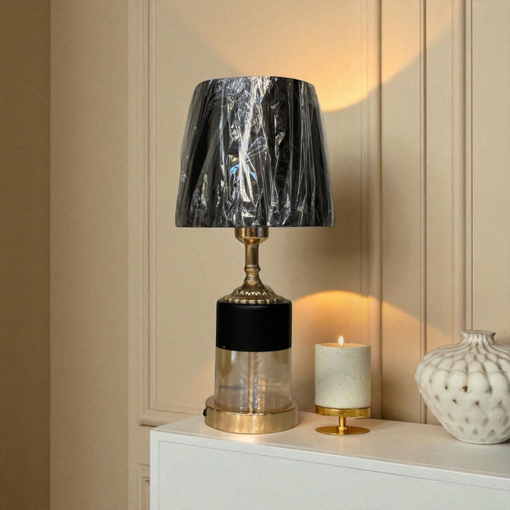 The Oslo Weighted Brass Cylinder Lamp