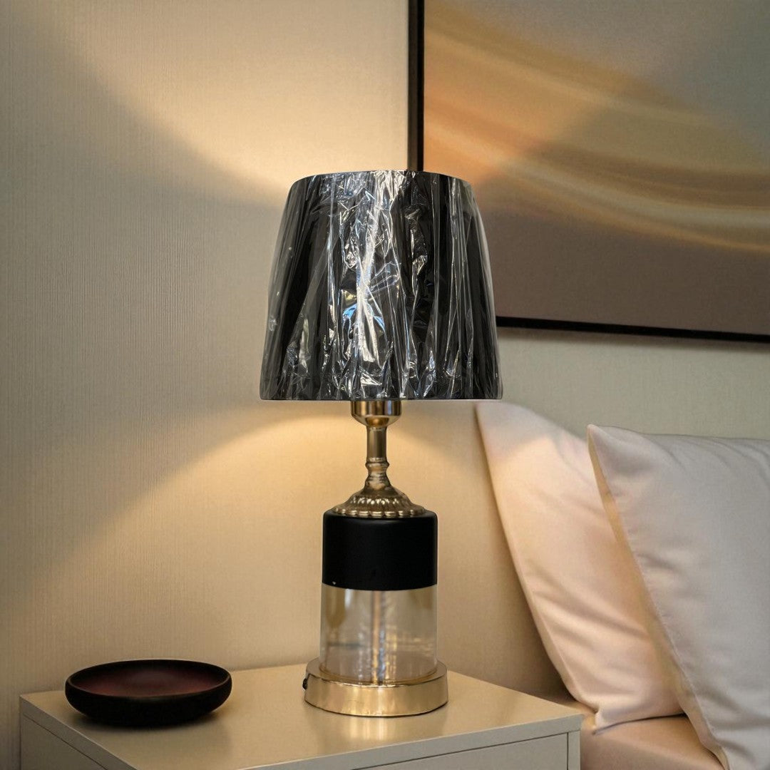 The Oslo Weighted Brass Cylinder Lamp