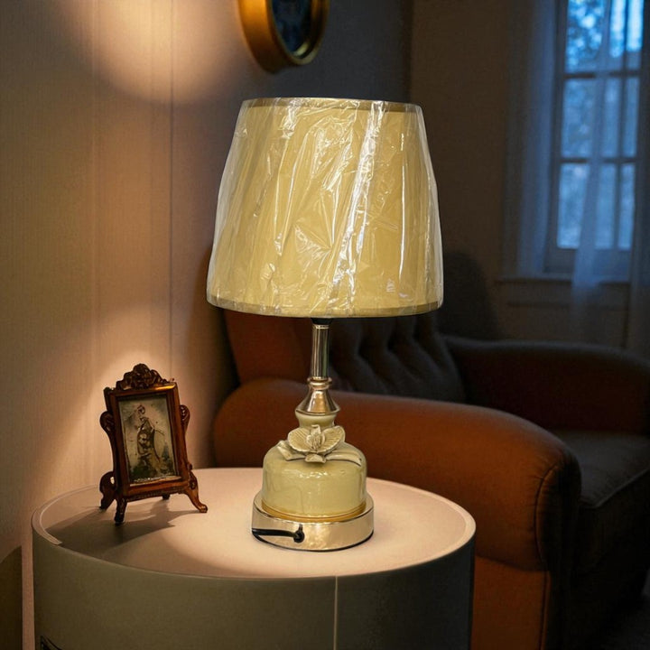 The Verona Etched Brass Table Lamp