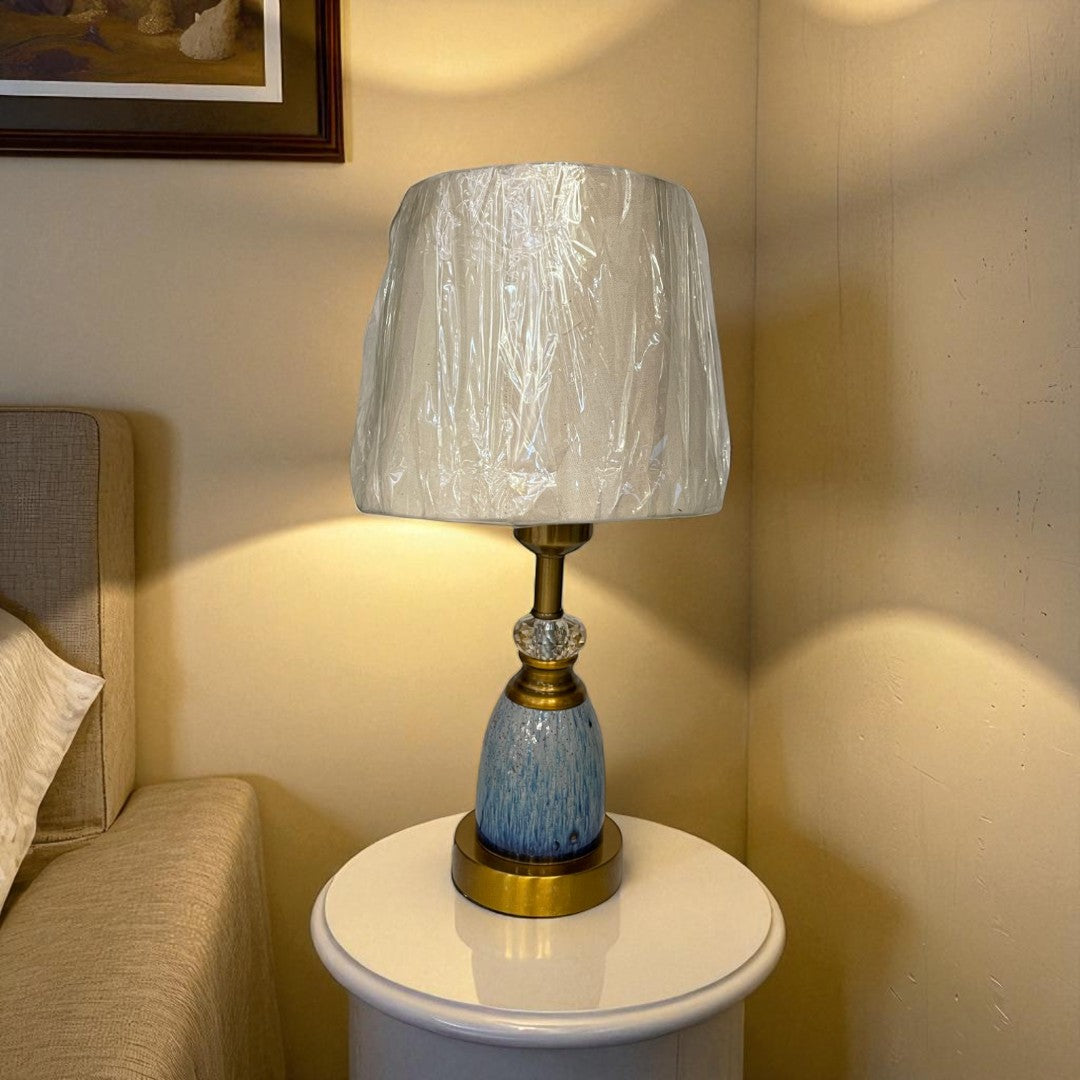 The Lyra Bluish Table Lamp
