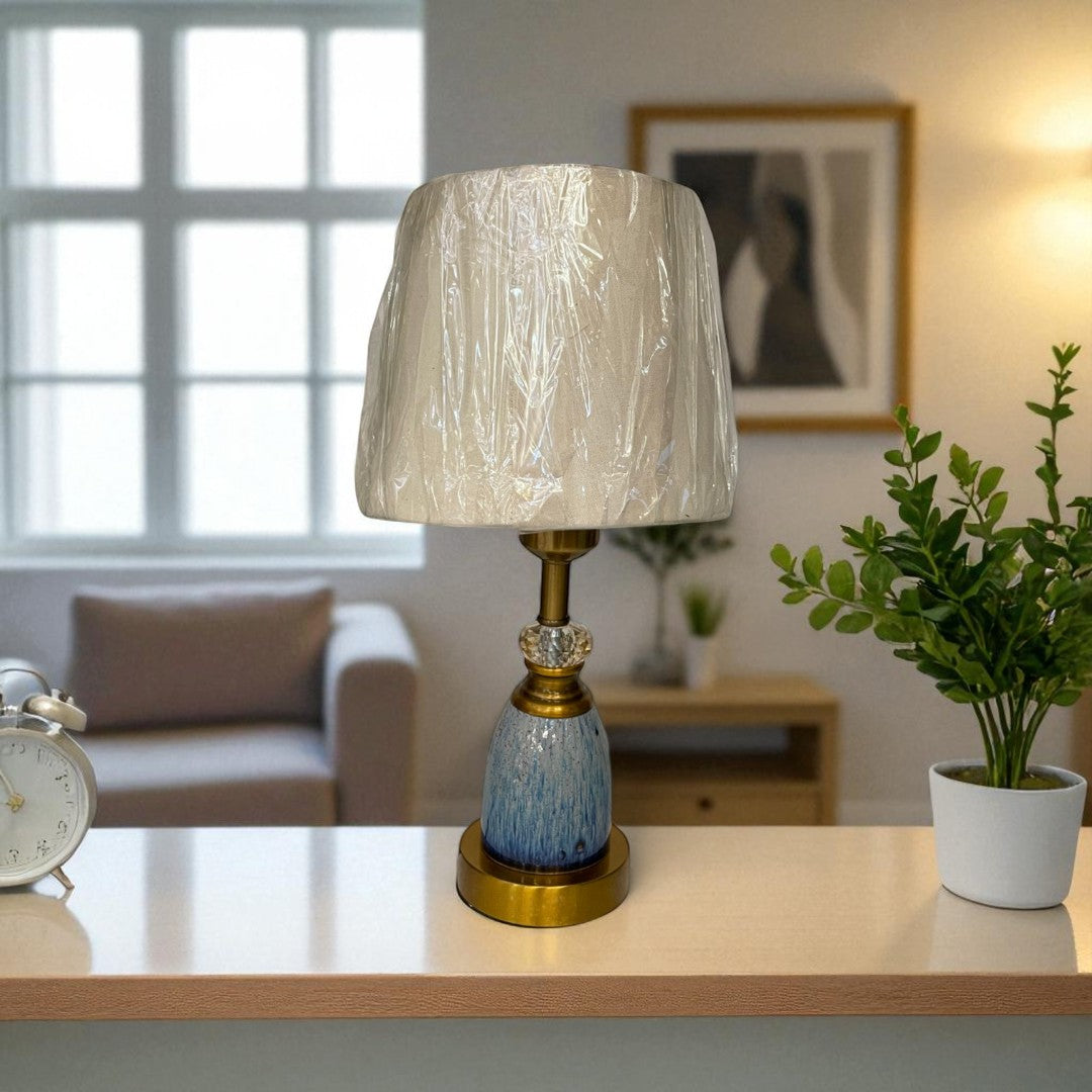 The Lyra Bluish Table Lamp