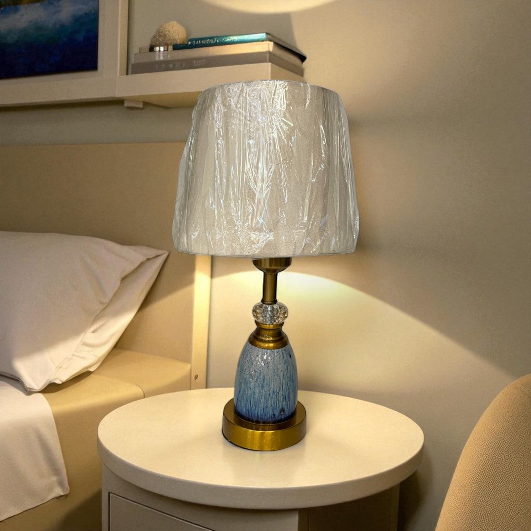 The Lyra Bluish Table Lamp