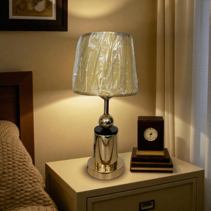 The Orion Tiered Brass Table Lamp