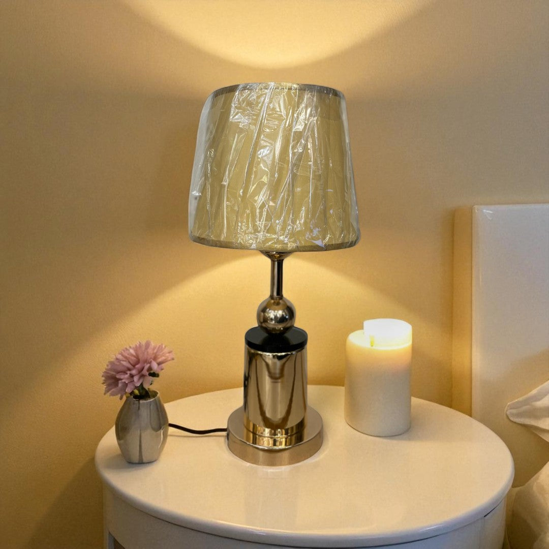 The Orion Tiered Brass Table Lamp