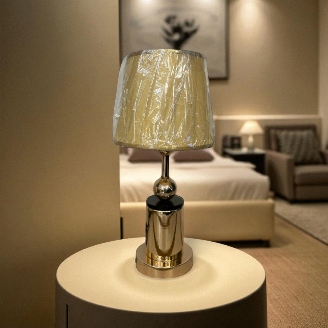 The Orion Tiered Brass Table Lamp
