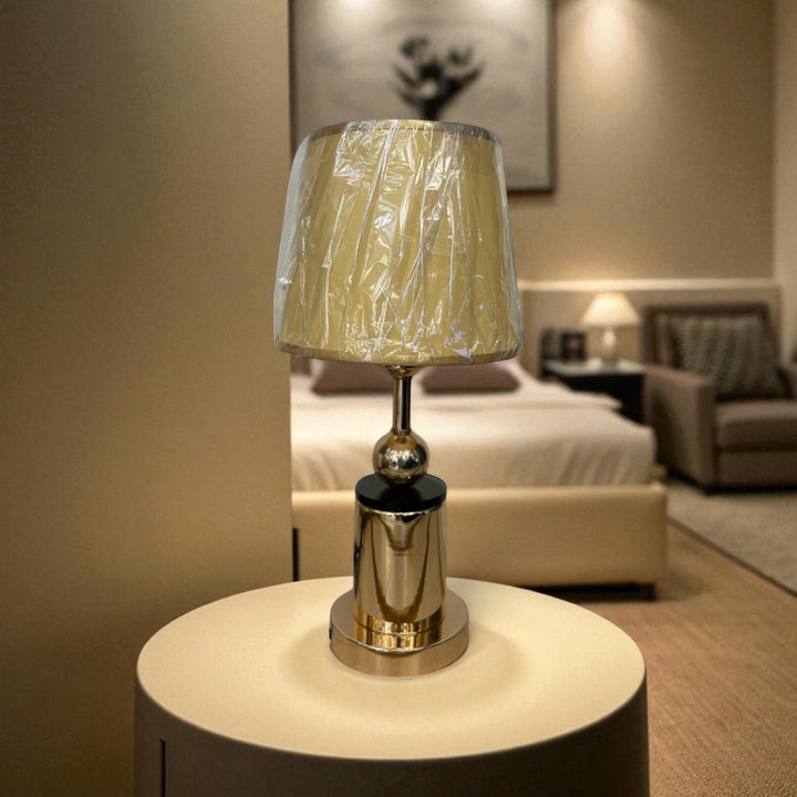 The Orion Tiered Brass Table Lamp