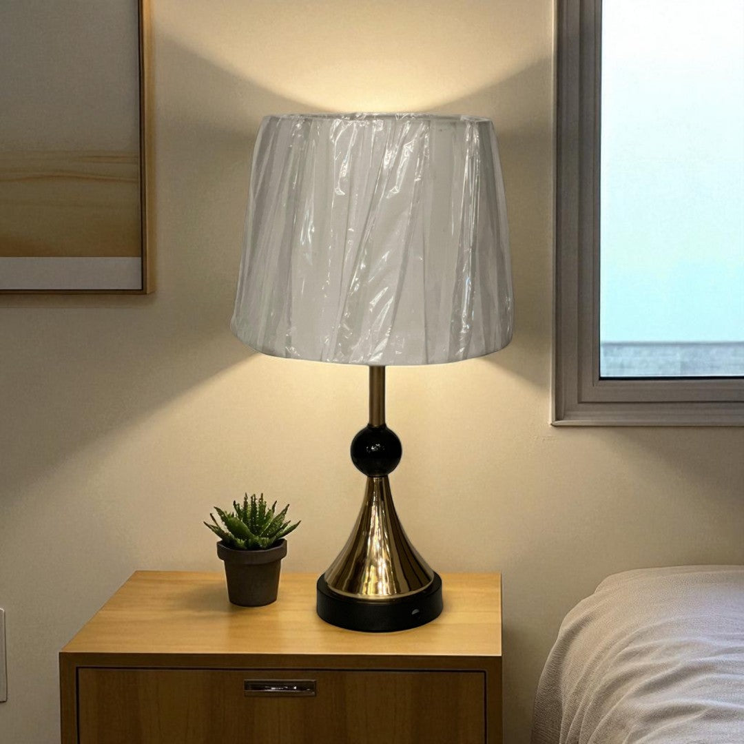 The Rhea Brass Table Lamp