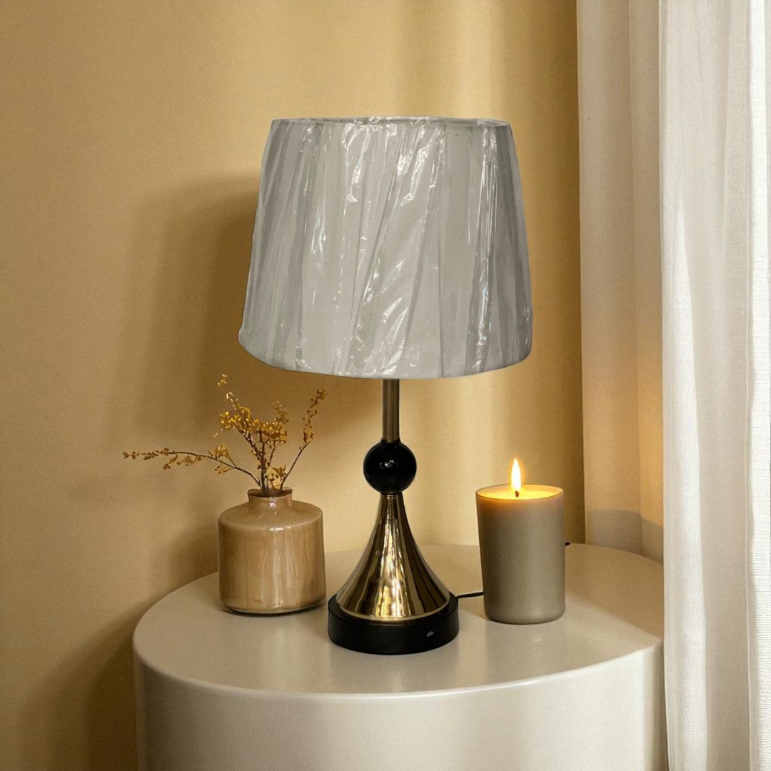 The Rhea Brass Table Lamp