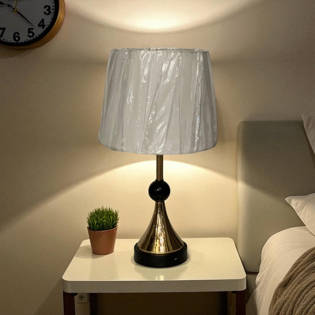 The Rhea Brass Table Lamp