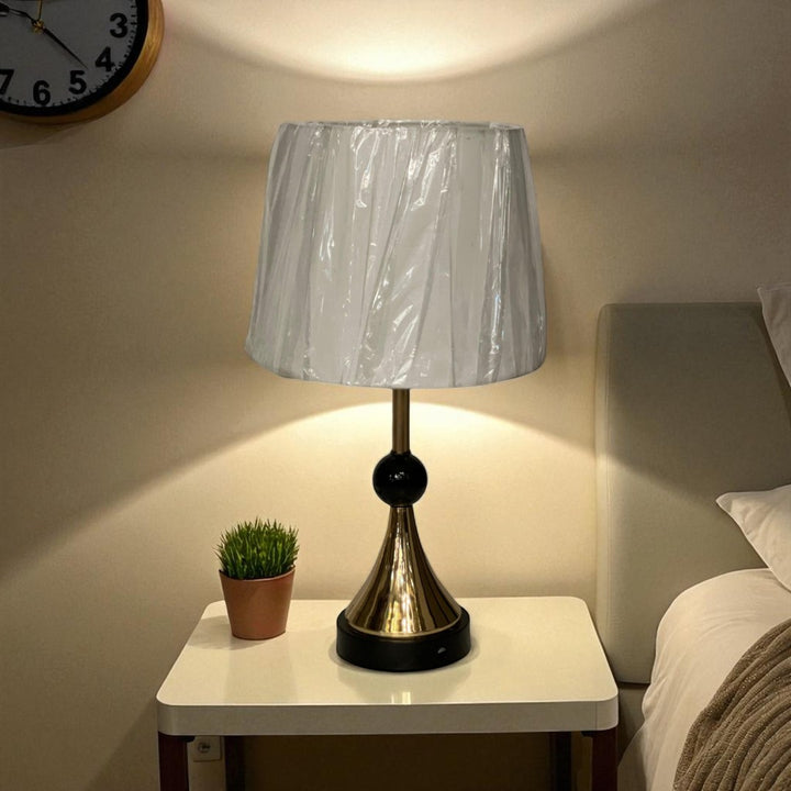 The Rhea Brass Table Lamp