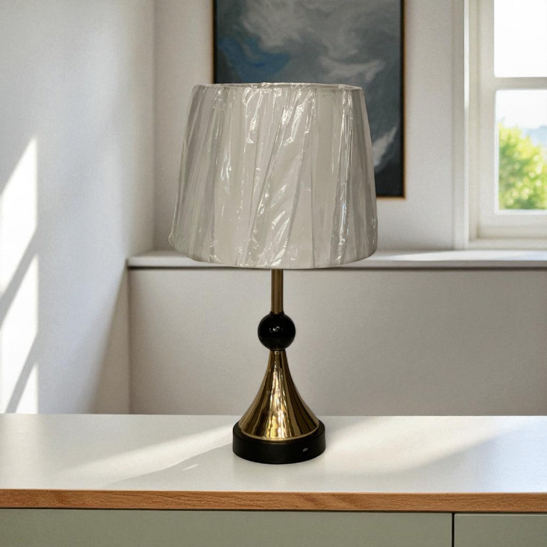 The Rhea Brass Table Lamp