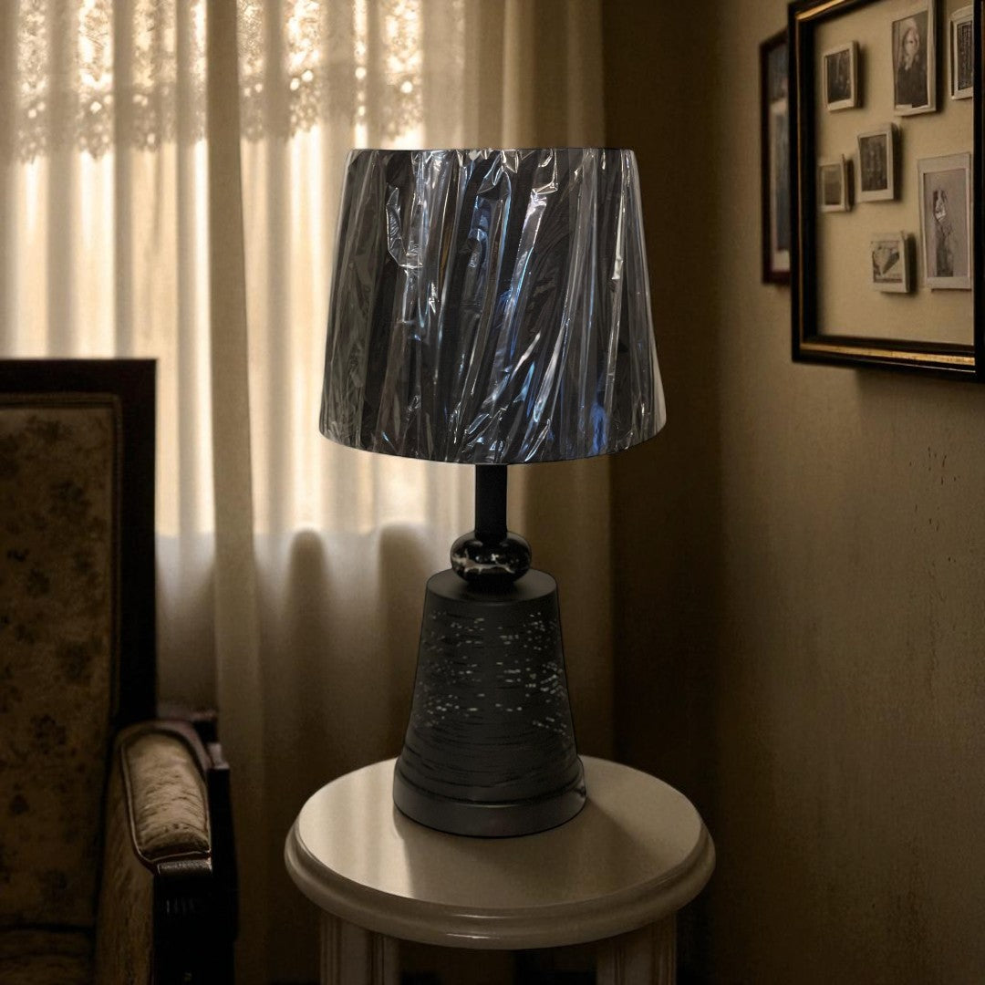 The Valencia Woven Brass Mesh Lamp