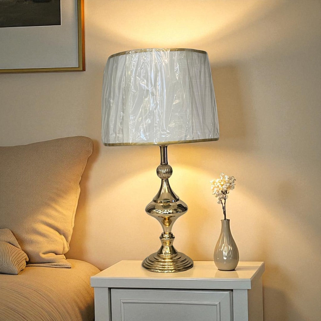 The Thales Oblique Brass Lamp