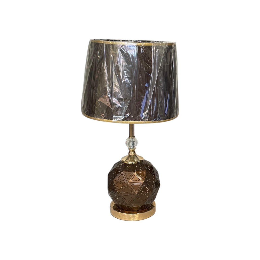 The Amara Ripple Brass Lamp