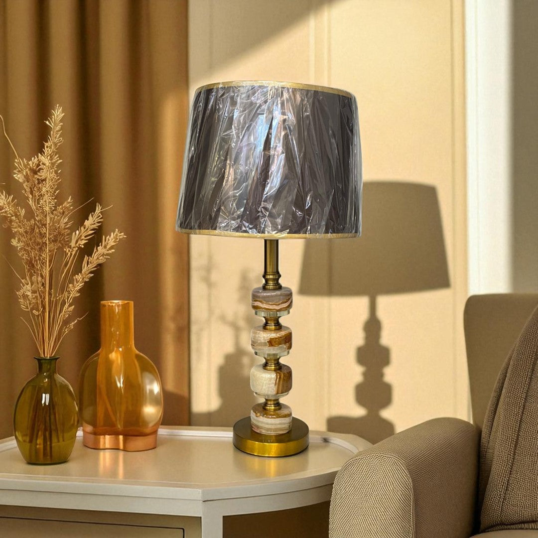 The Mireille Vintage French Brass Lamp