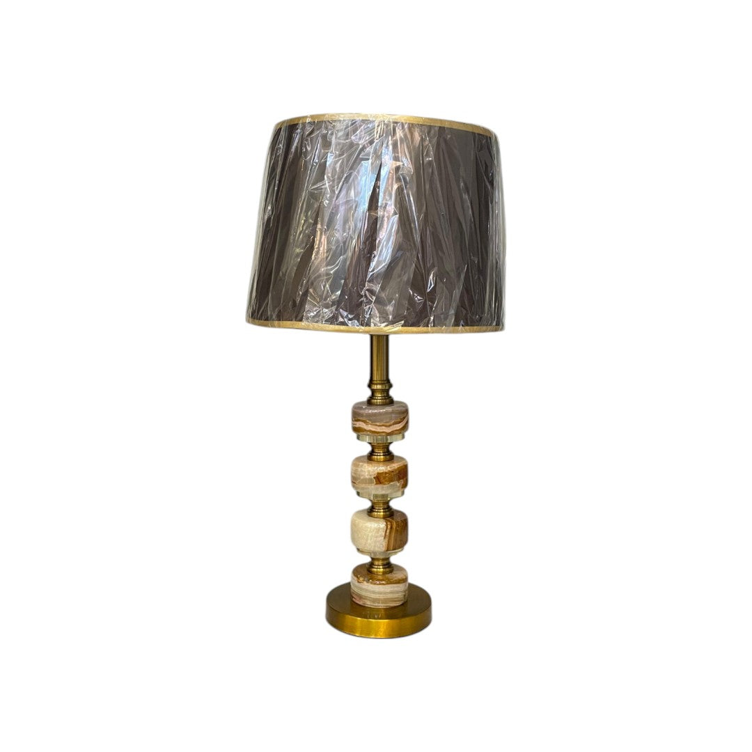 The Mireille Vintage French Brass Lamp