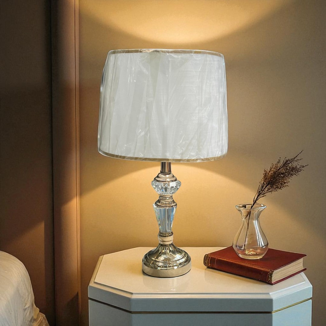 The Cassian Twin Globe Brass Lamp