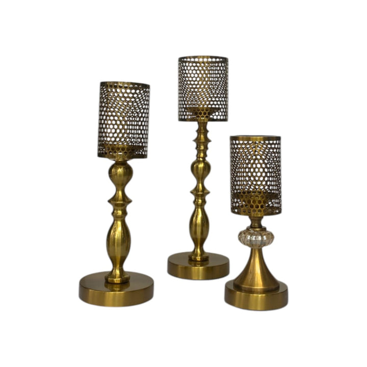 Luxury Gold Candle Holder