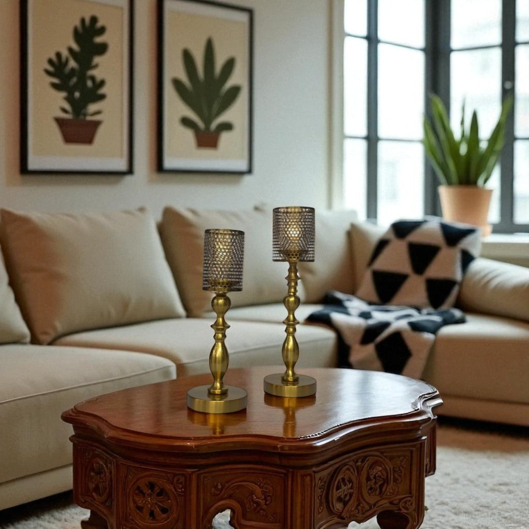 "Luxury Gold Candle Holder    "