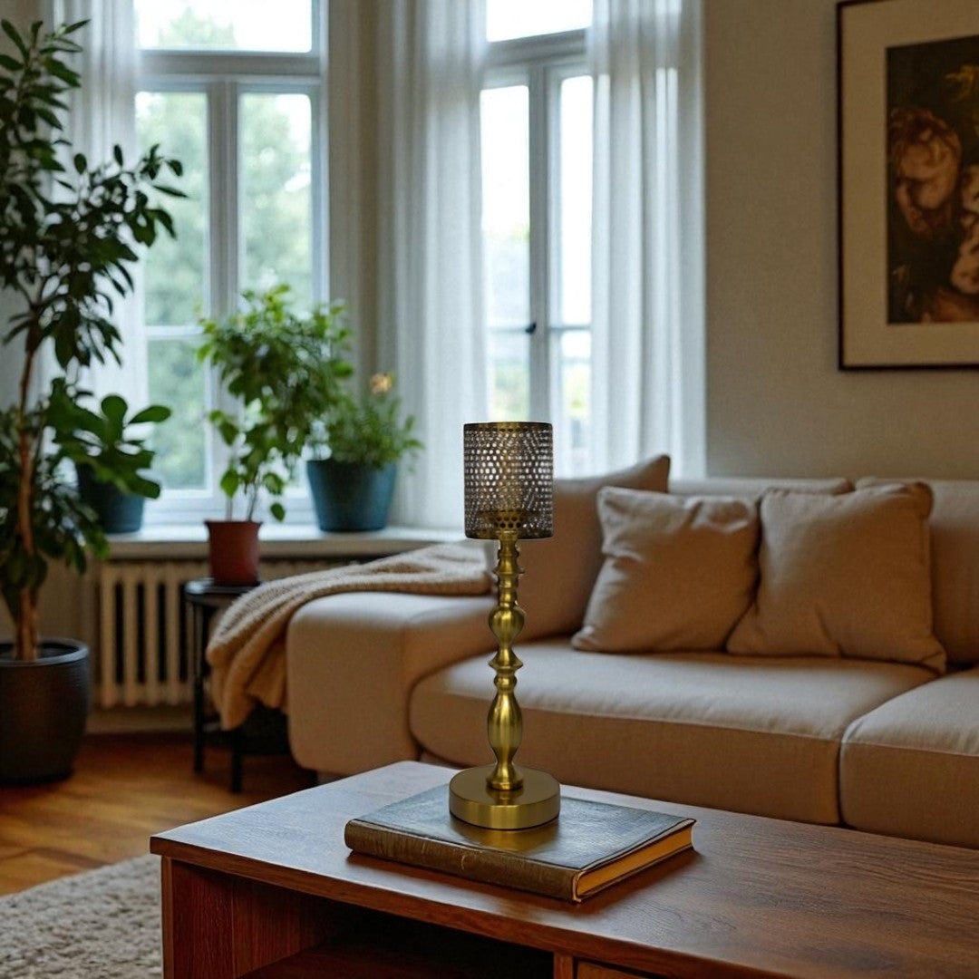 "Luxury Gold Candle Holder    "