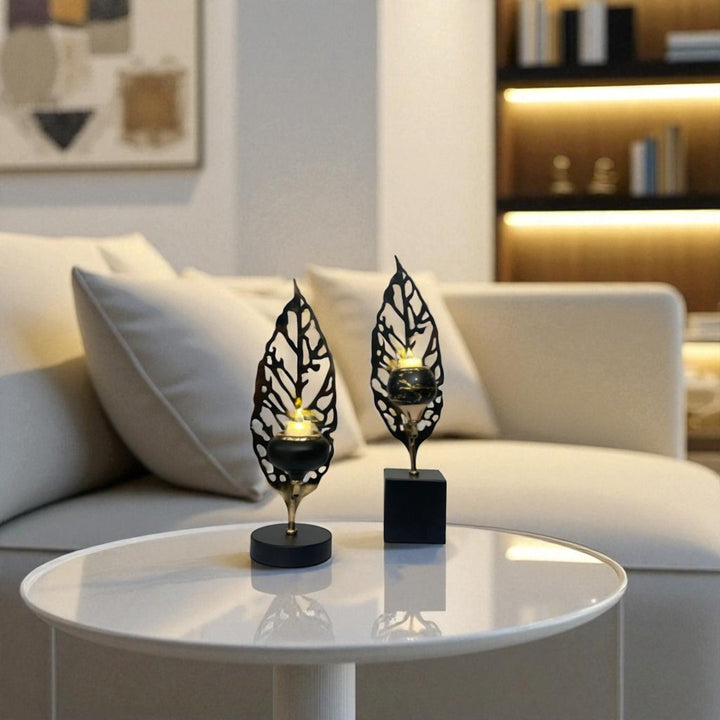 Verdant Elegance Candle Holder