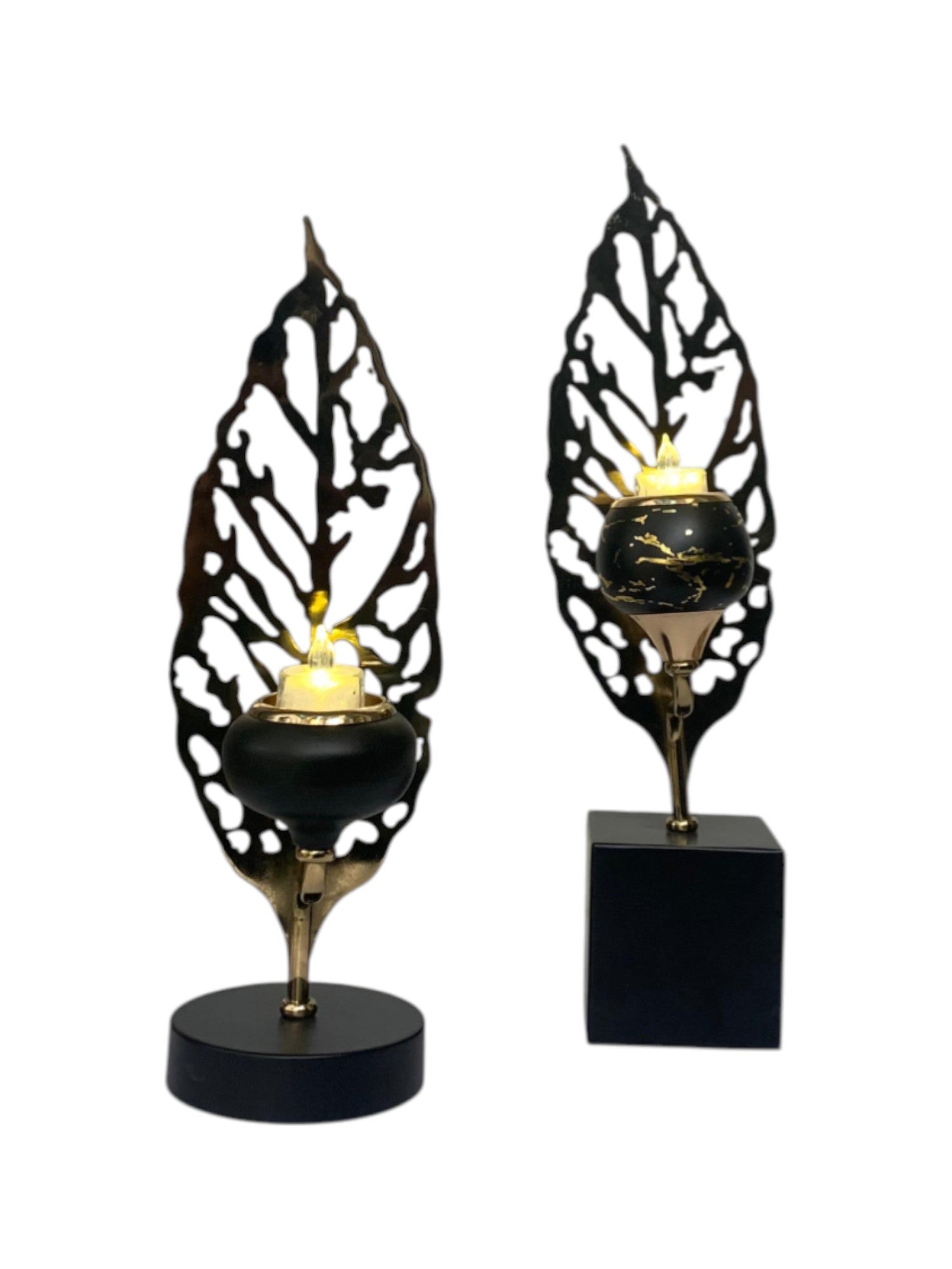 Verdant Elegance Candle Holder