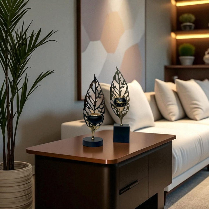 Verdant Elegance Candle Holder