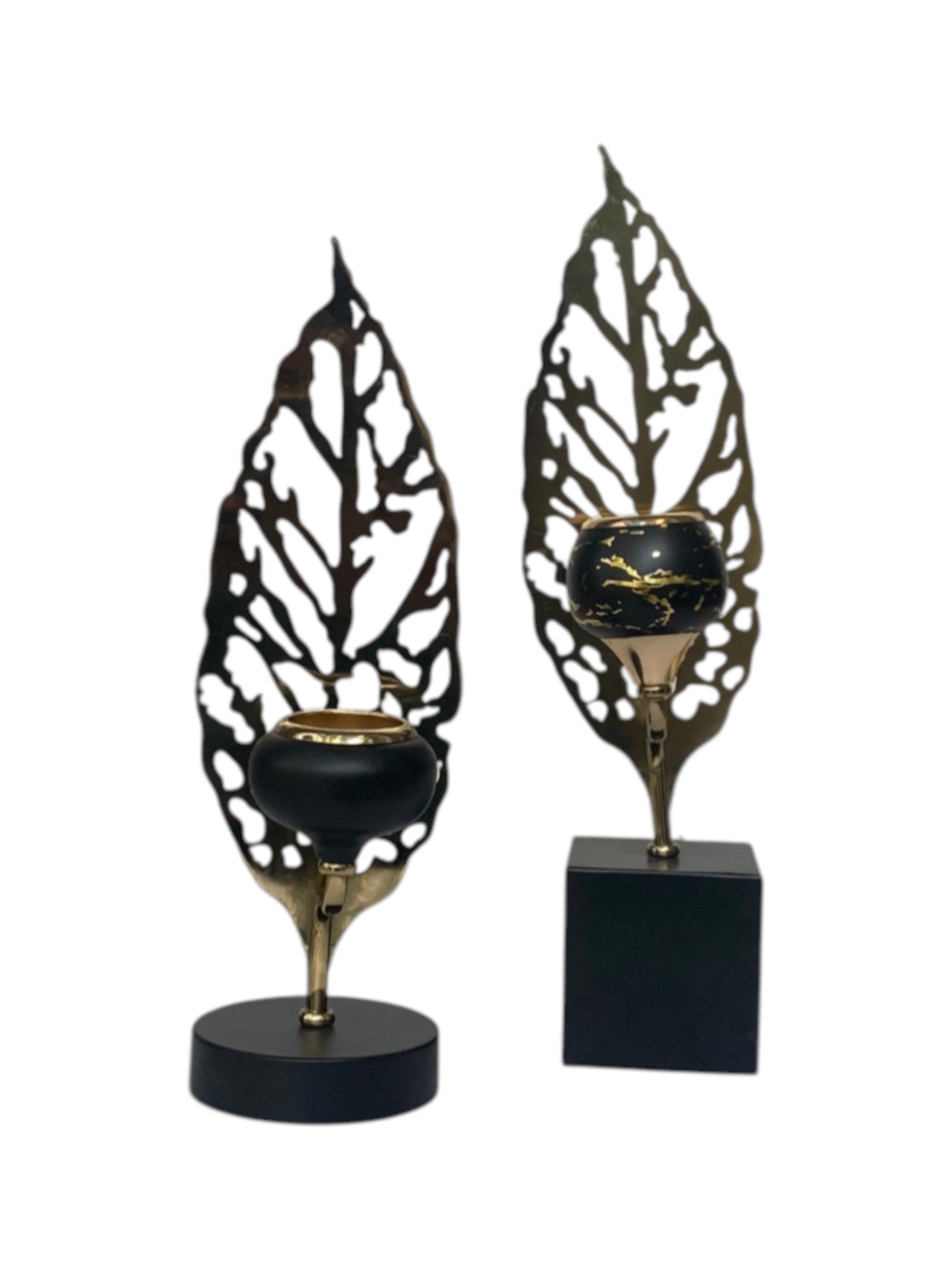 Verdant Elegance Candle Holder