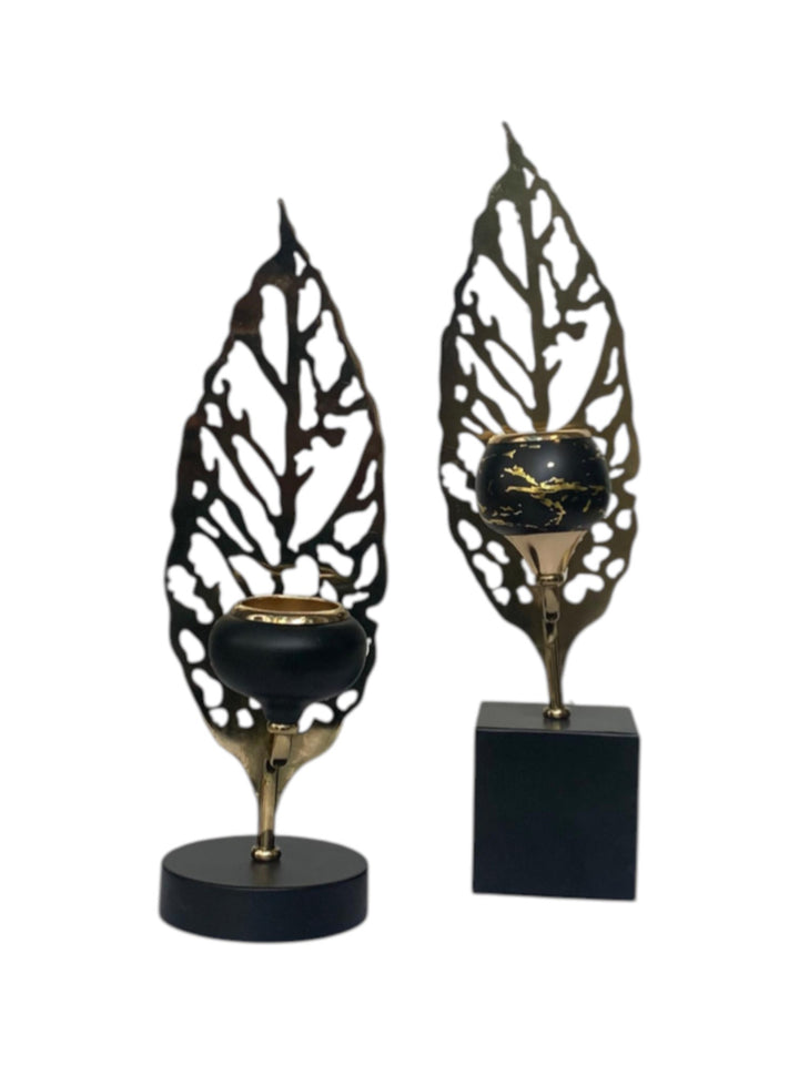 Verdant Elegance Candle Holder