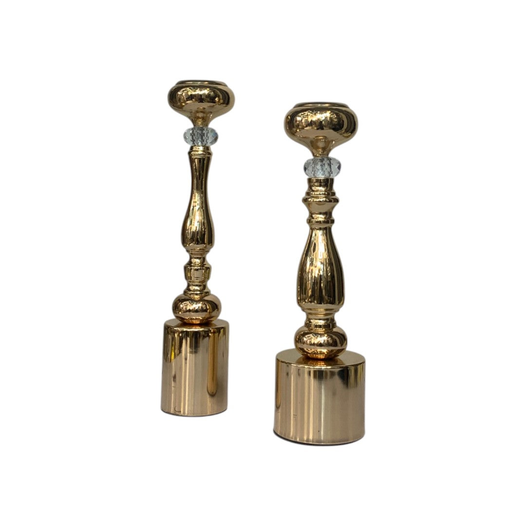 Modélo Contemporary Metallic Candle Holder